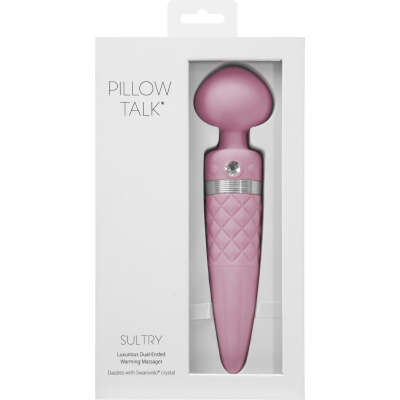 Alternative view of Pillow Talk - Sultry Dual-Ended Vibrator - Rechargeable