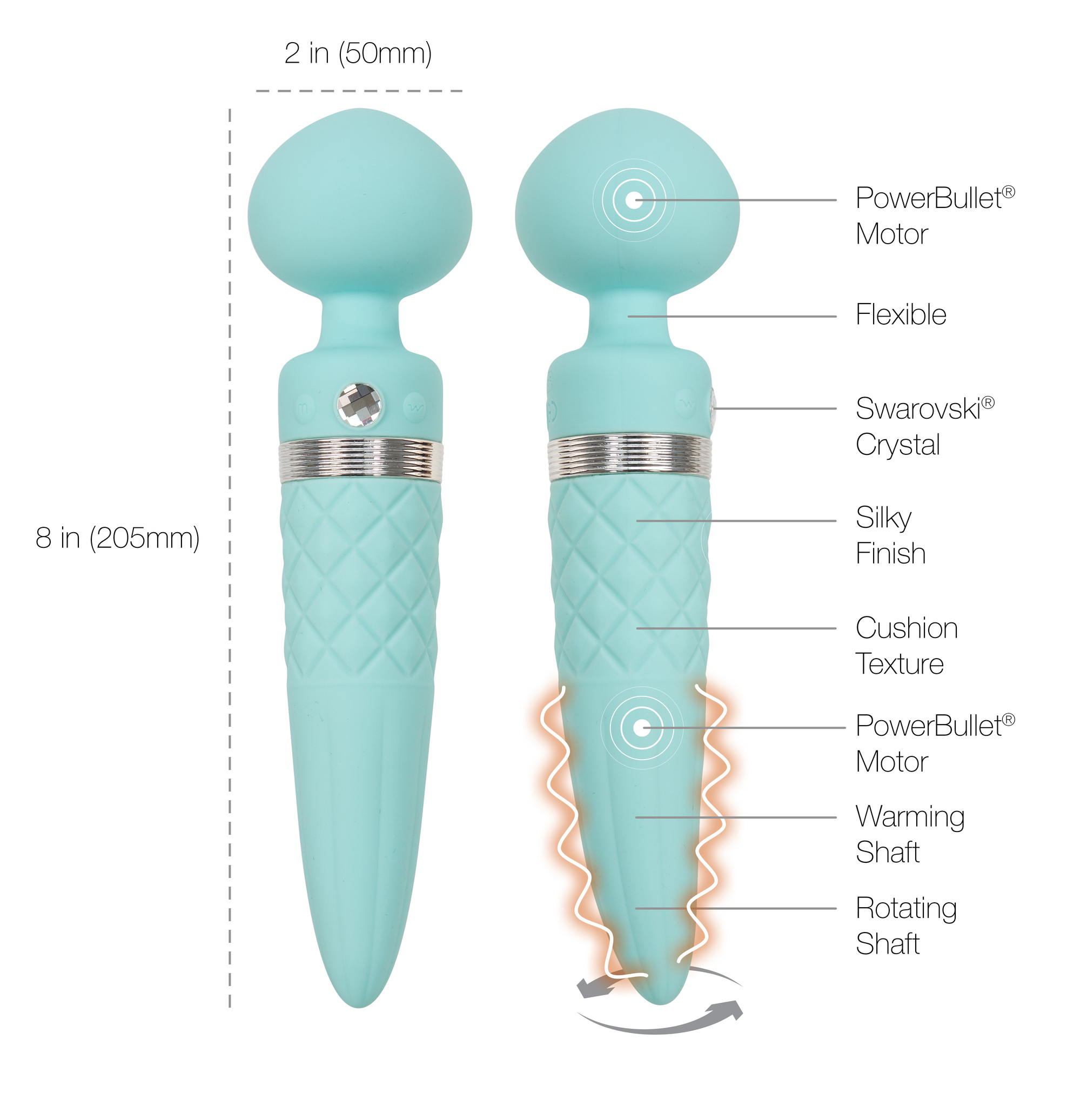 Pillow Talk - Sultry Dual-Ended Vibrator - Rechargeable - Image 17