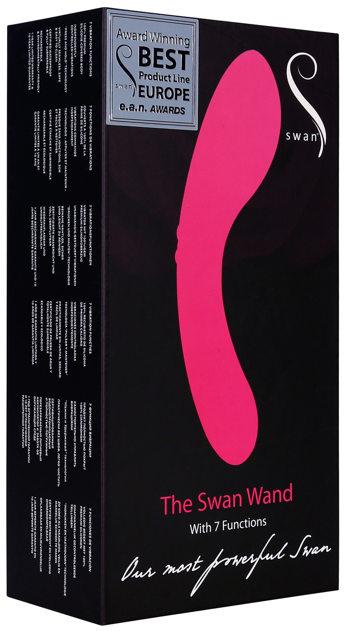 Swan Wand - Rechargeable - Pink - Image 3