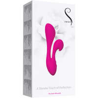 The Swan Silhouette - Dual Vibrator - Rechargeable - Pink - Image 8