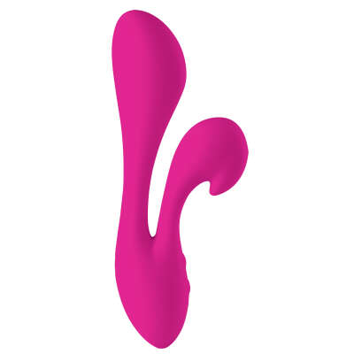 Alternative view of The Swan Silhouette - Dual Vibrator - Rechargeable - Pink