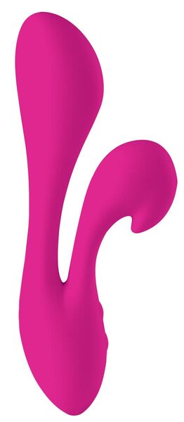 The Swan Silhouette - Dual Vibrator - Rechargeable - Pink - Image 3