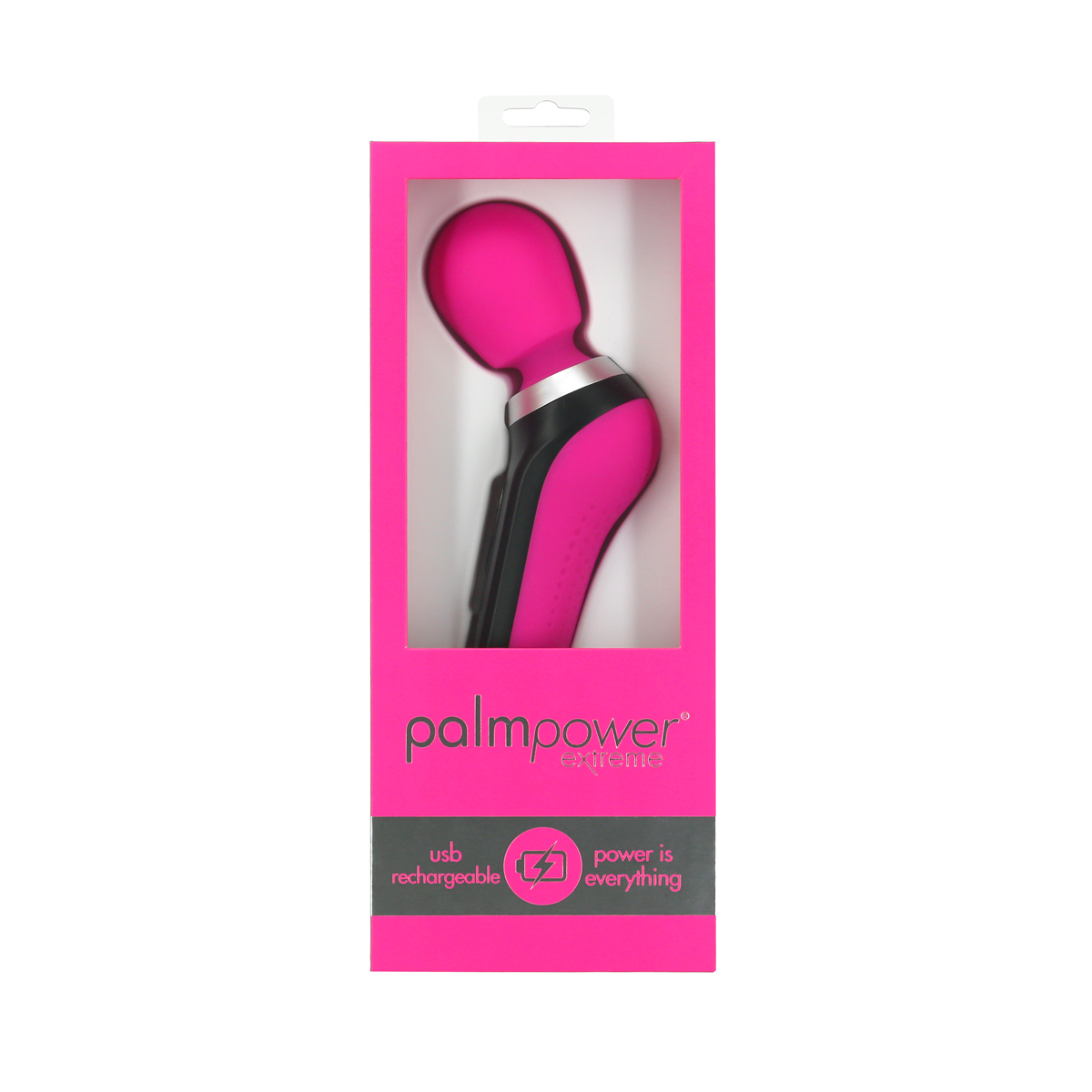 BMS - PalmPower Extreme - Rechargeable Massage Wand - Fuchsia - Image 3