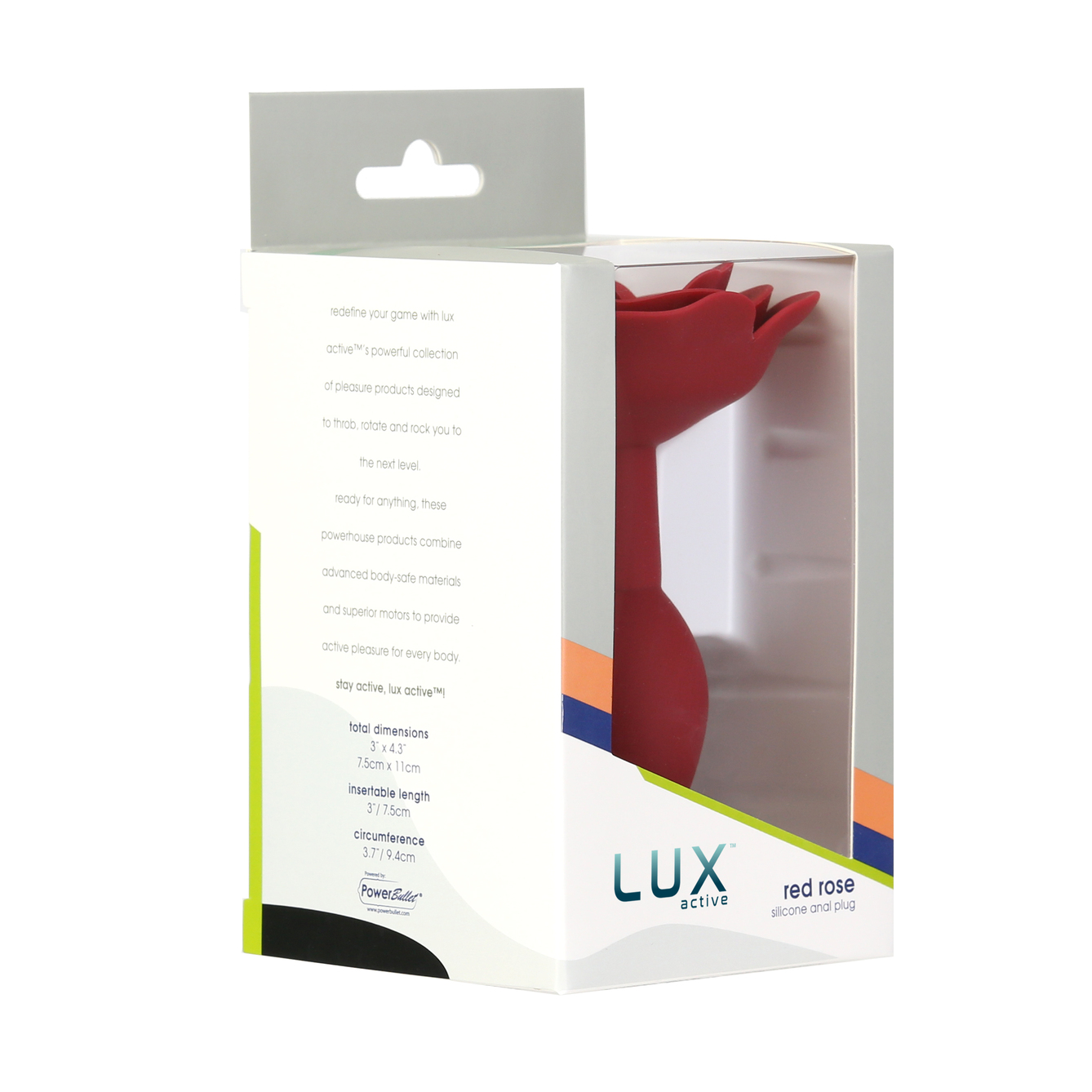 LUX active® Red Rose Silicone Anal Plug - Image 4