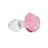 Pillow Talk - Rosy - Luxurious Glass Anal Plug - Image 2