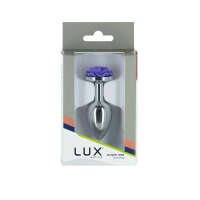 BMS –LUX active® – 3" Rose Anal Plug – Purple - Sma - Image 3