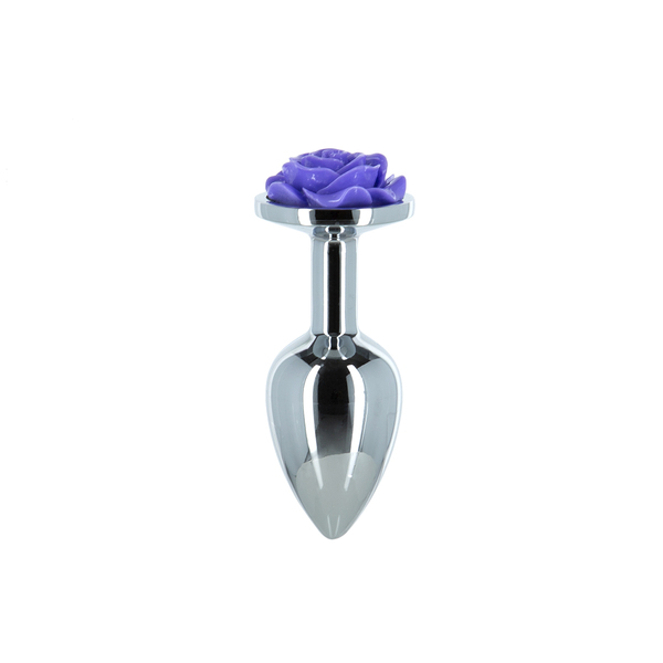 BMS –LUX active® – 3" Rose Anal Plug – Purple - Sma - Image 4