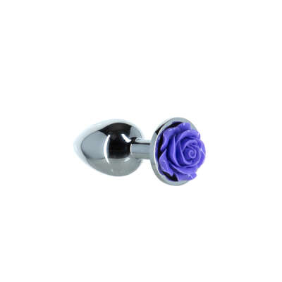 BMS –LUX active® – 3" Rose Anal Plug – Purple - Sma
