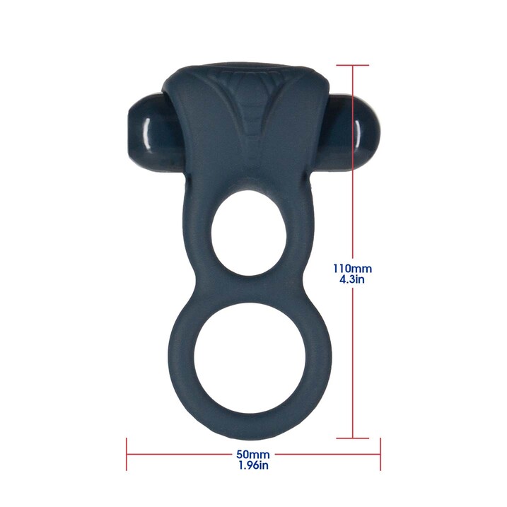 BMS – LUX active® – Triad – 4.5" Vibrating Dual Cock Ring – Remote Included - Image 5