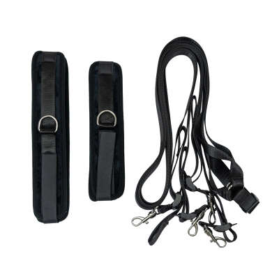 Alternative view of Punishment - 5-Piece Bed Restraint Kit – Black