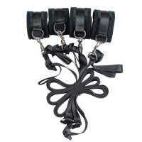 Punishment - 5-Piece Bed Restraint Kit – Black - Image 5