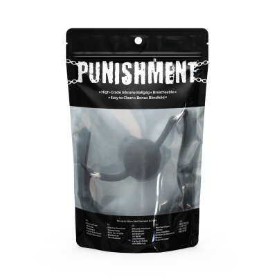 Alternative view of Punishment - Silicone Ball Gag – Black