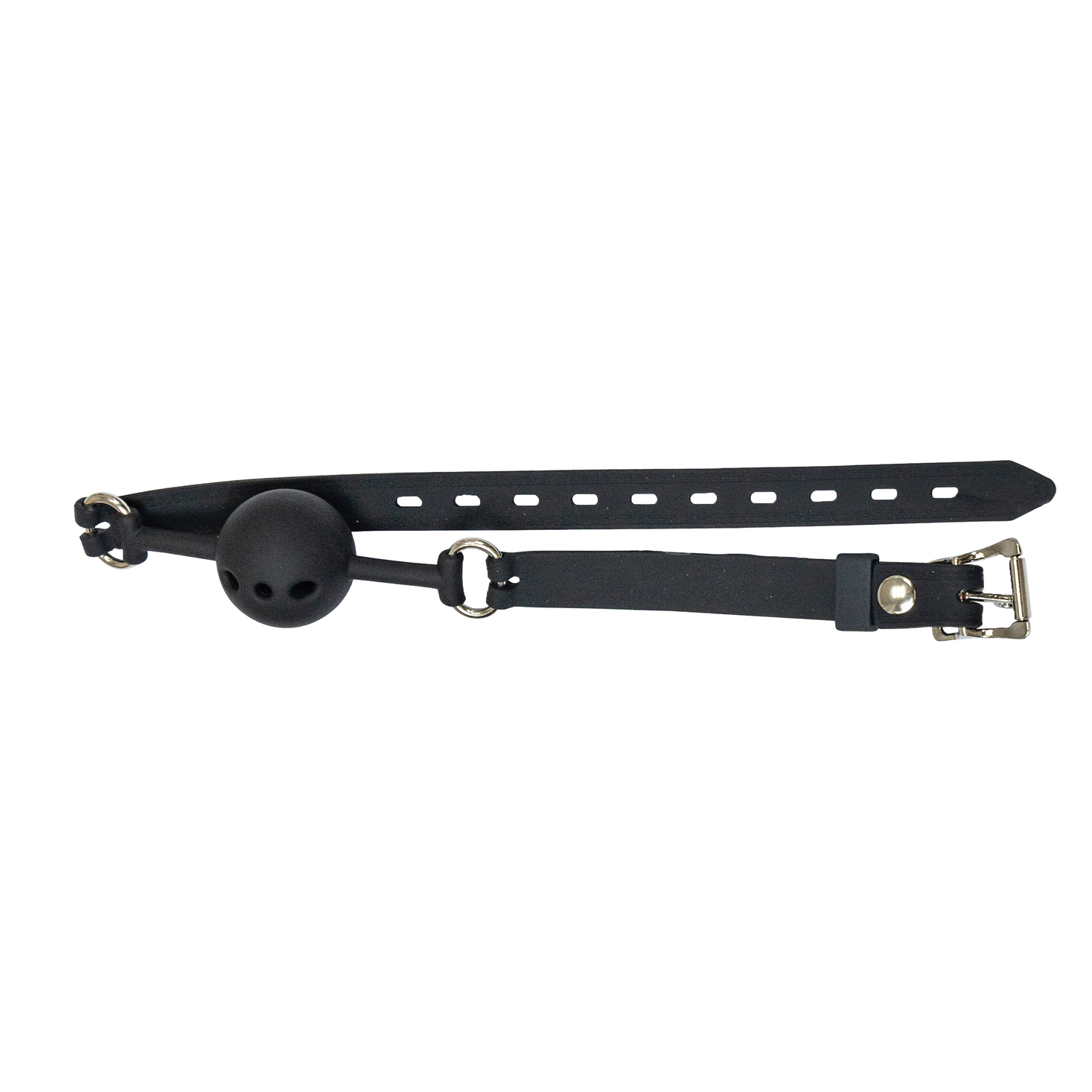 Punishment - Silicone Ball Gag – Black - Image 4