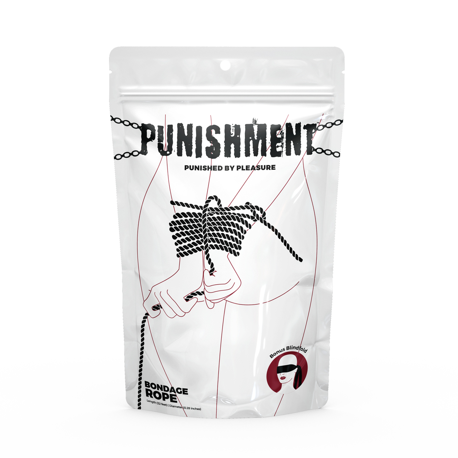 Punishment - Bondage Rope – Black - Image 3