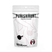 Punishment - Bunny Tail Silicone Anal Plug - Black - Image 6