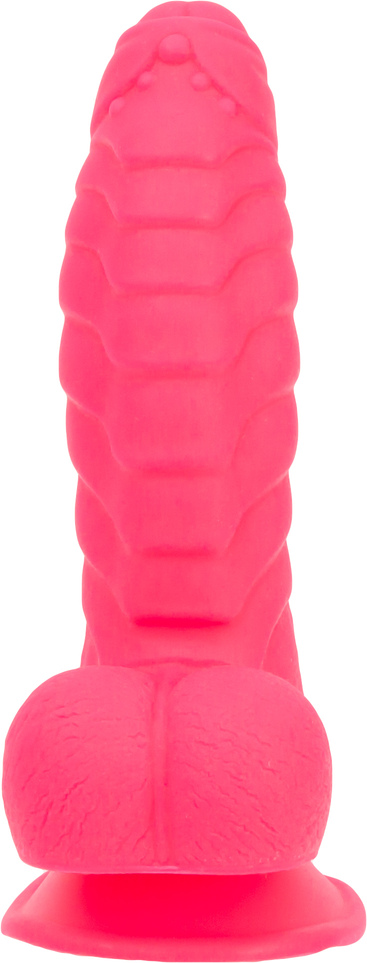 Addiction Tom 7" Dildo With Balls - Pink - Image 2
