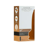Naked Addiction 8" Silicone Dual Density Dildo – Caramel - Image 7