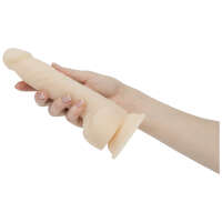 Naked Addiction 8" Rotating & Vibrating Dildo with Remote – Vanilla - Image 4