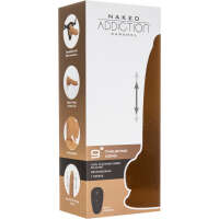 Naked Addiction 9” Thrusting Dong with Remote - Caramel - Image 11