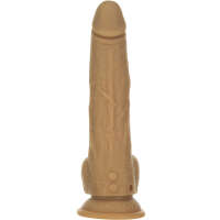 Naked Addiction 9” Thrusting Dong with Remote - Caramel - Image 6