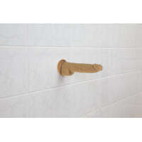 Naked Addiction 9” Thrusting Dong with Remote - Caramel