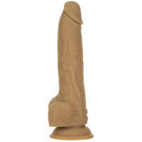 Naked Addiction 9” Thrusting Dong with Remote - Caramel - Image 10