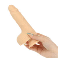 Naked Addiction 6.5" Thrusting Dong With Remote - Vanilla - Image 9