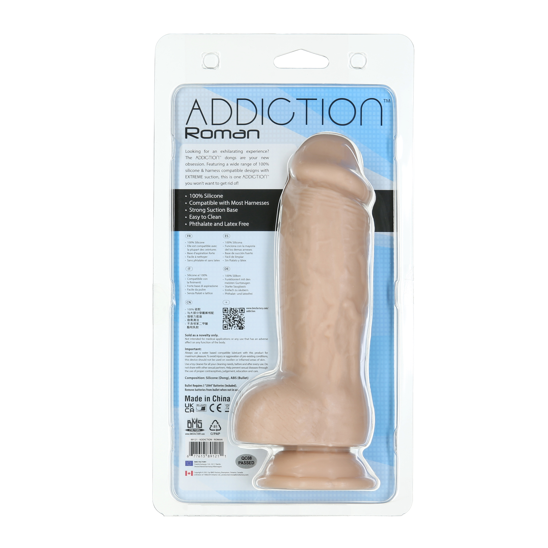 Addiction Roman – 8” Girthy Dong - Image 3