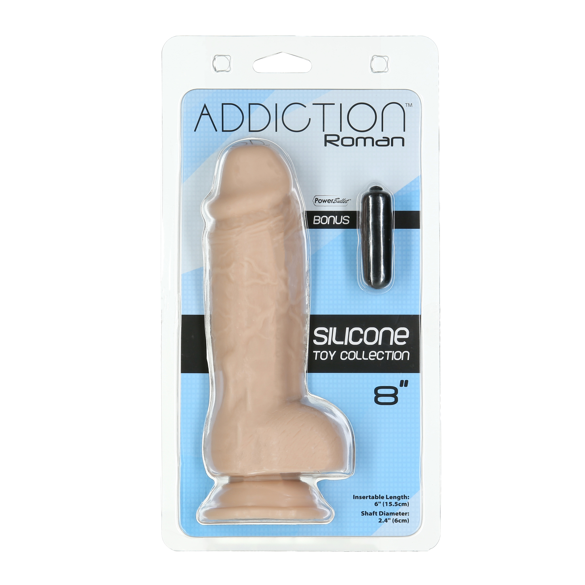 Addiction Roman – 8” Girthy Dong - Image 4