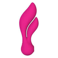 The Swan Feather - Dual Vibrator - Rechargeable - Pink - Image 6