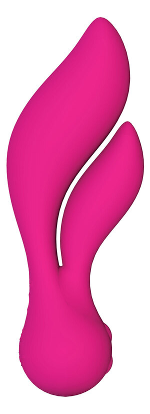 The Swan Feather - Dual Vibrator - Rechargeable - Pink - Image 6