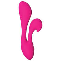 The Swan Silhouette - Dual Vibrator - Rechargeable - Pink