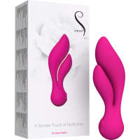 The Swan Feather - Dual Vibrator - Rechargeable - Pink - Image 3