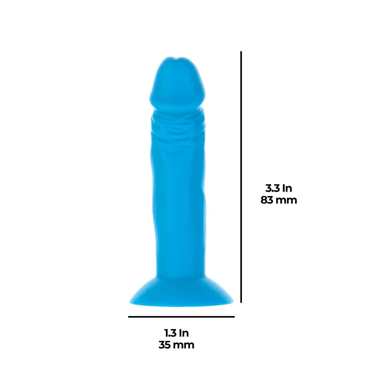Addiction Silly Willy – 3.3” Silicone Dildo – Multicolour - Image 6