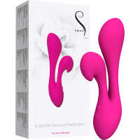 The Swan Silhouette - Dual Vibrator - Rechargeable - Pink - Image 5