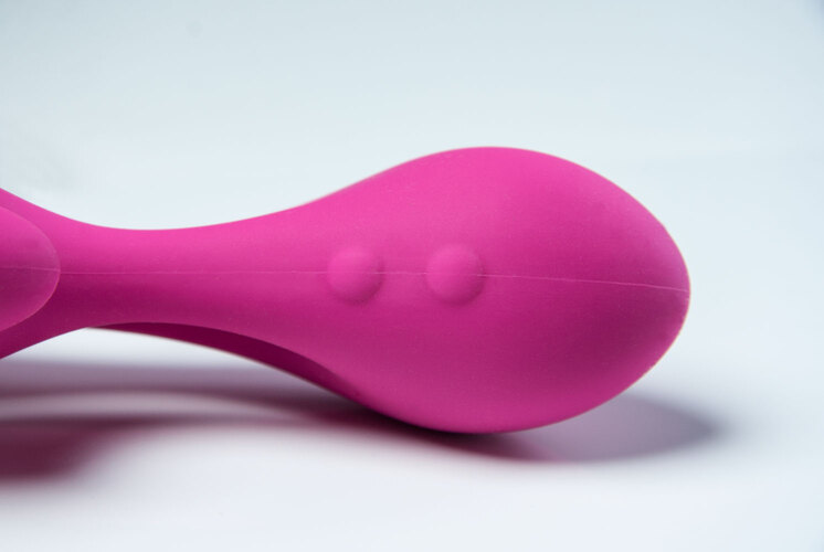 The Swan Silhouette - Dual Vibrator - Rechargeable - Pink - Image 6